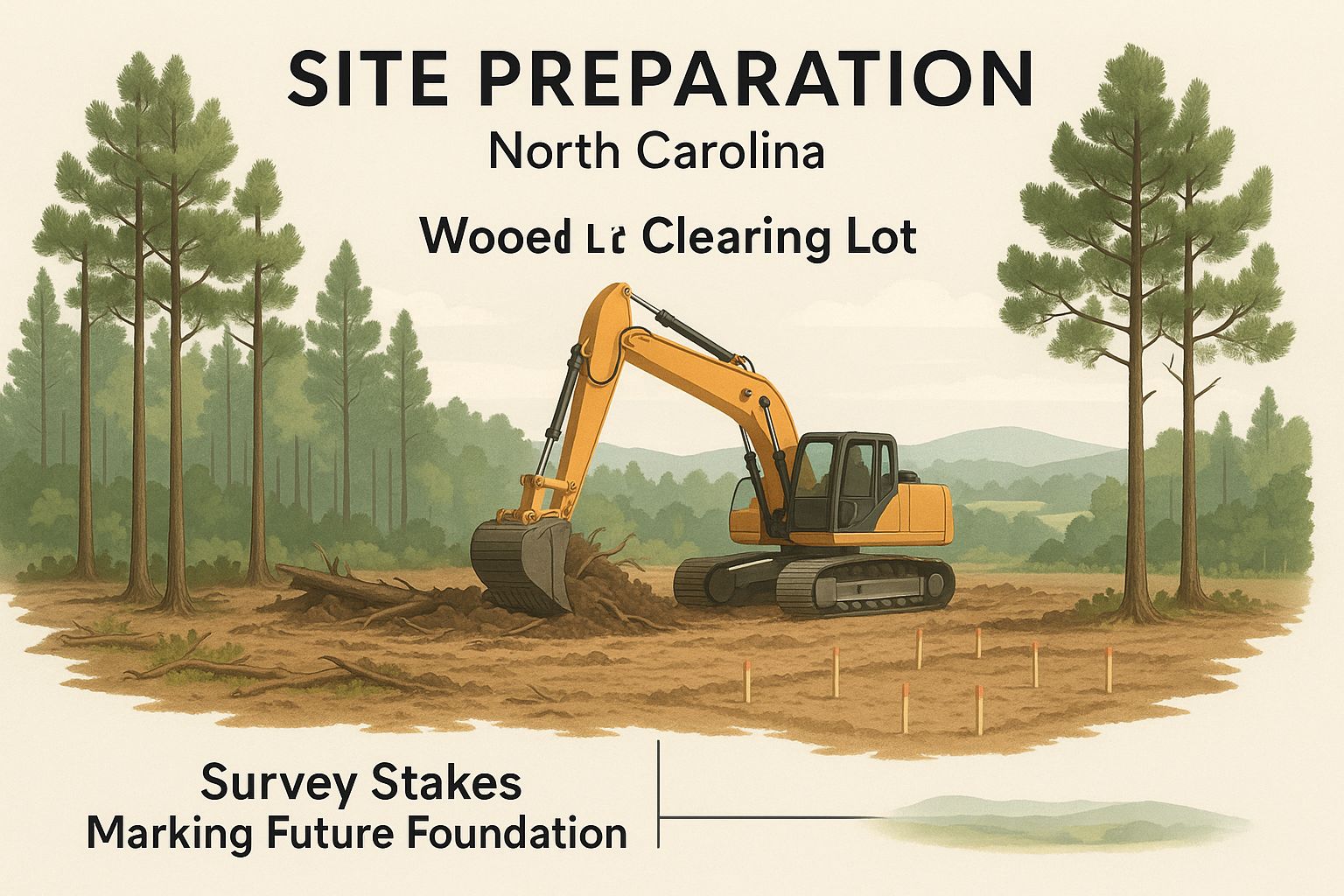 Infographic about cost to build a house north carolina