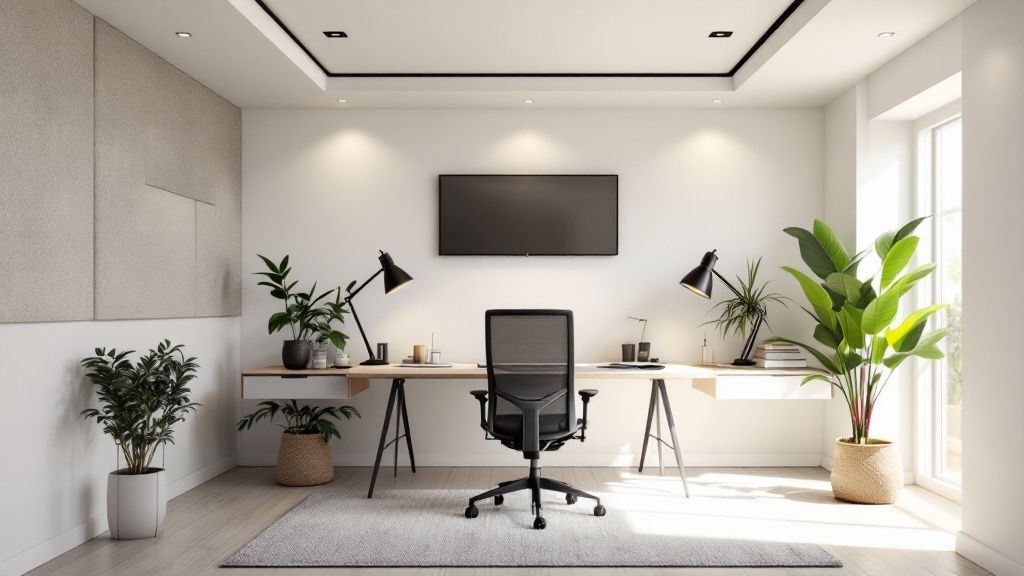 Home Office Basement Floor Plan