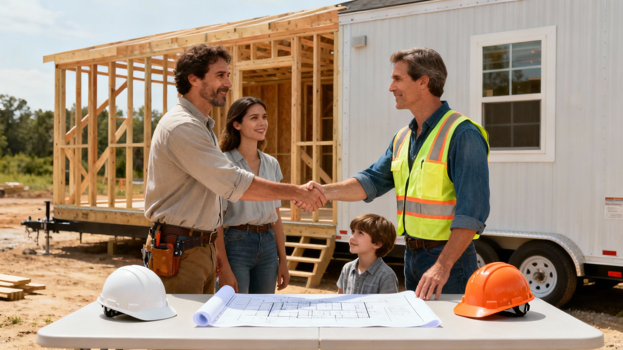 A beautiful newly constructed home in a Fayetteville neighborhood, showcasing modern architecture and landscaping.