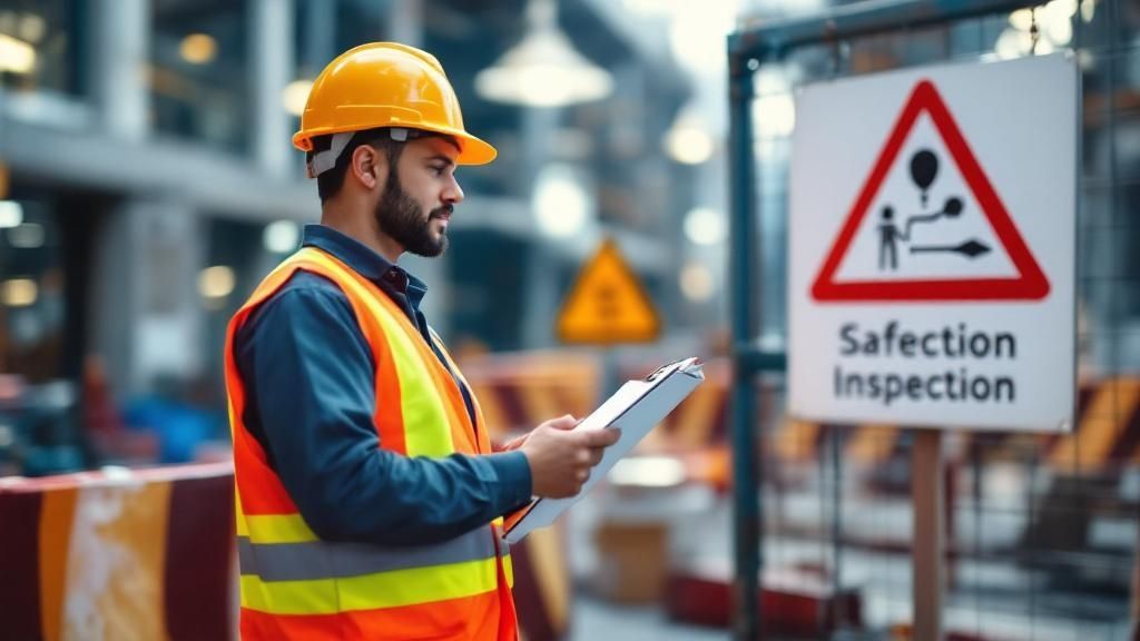 A construction worker carefully measuring and cutting a piece of wood, demonstrating high workmanship standards.