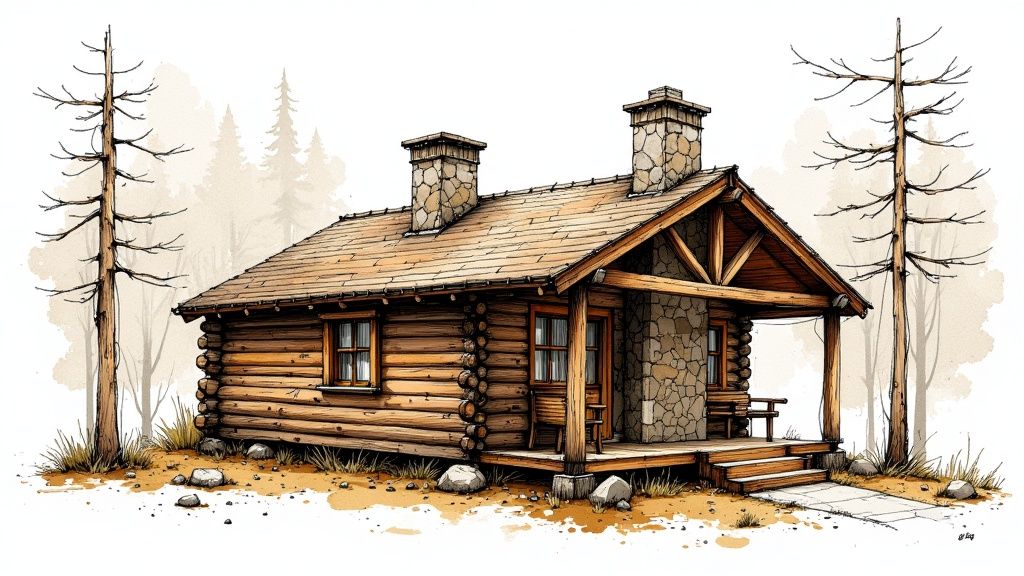 Rustic Log Cabin