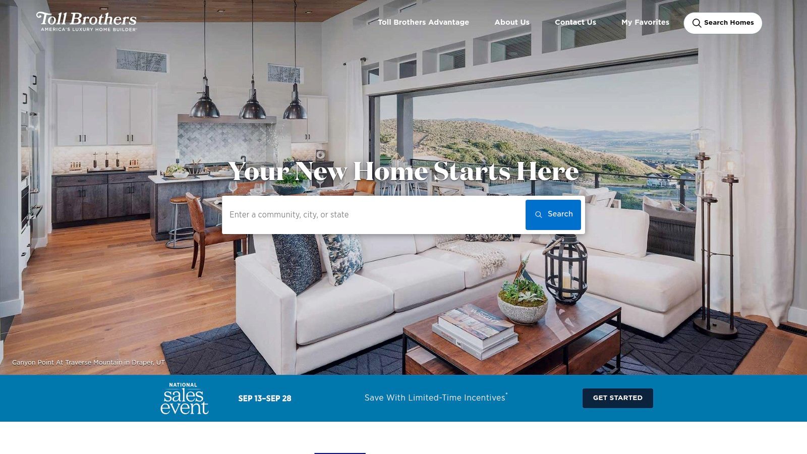 Toll Brothers: The Gold Standard in Luxury Virtual Home Tours