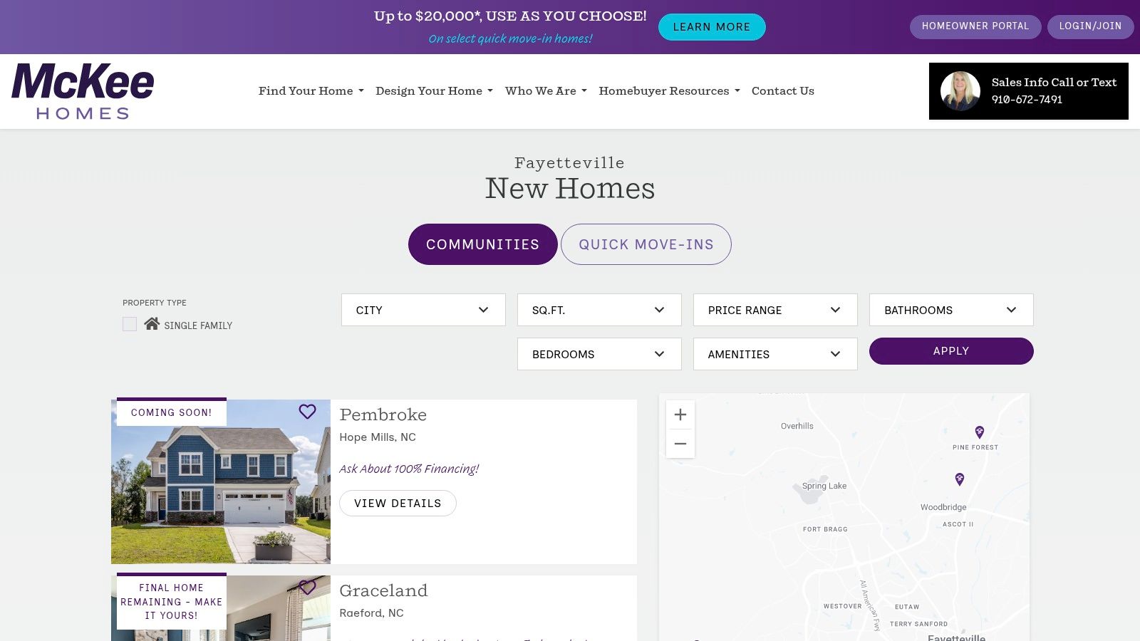 McKee Homes (official builder site)