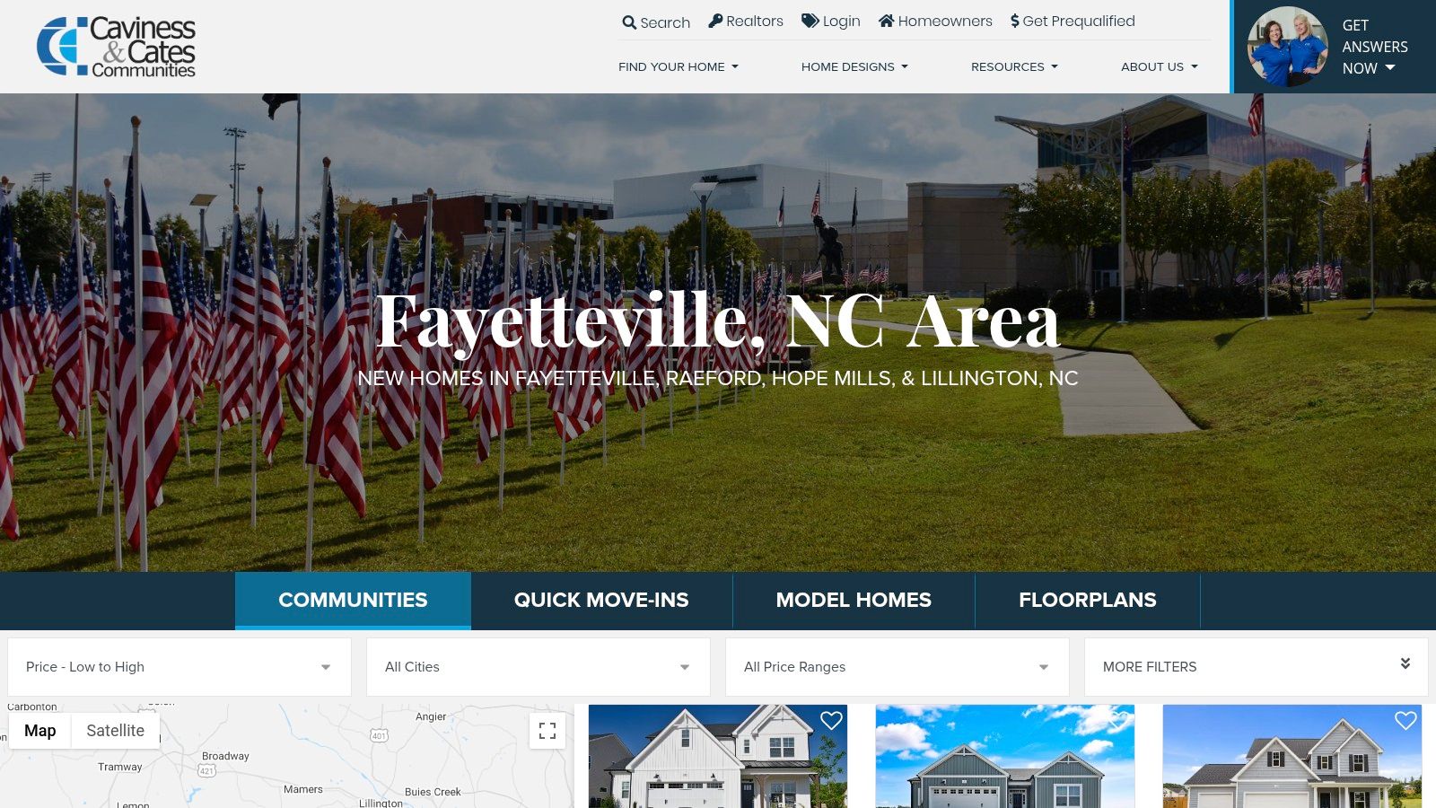 Caviness & Cates Communities (official builder site)