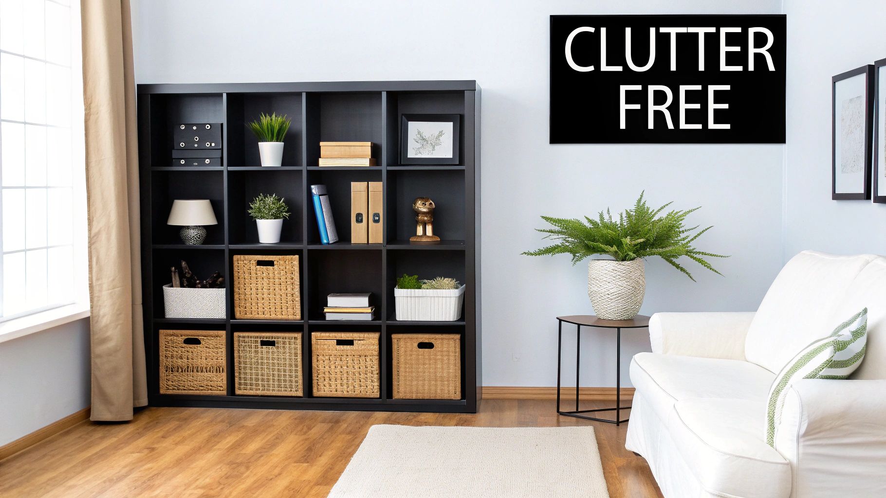 Living Room and Bedroom Dusting and Organization