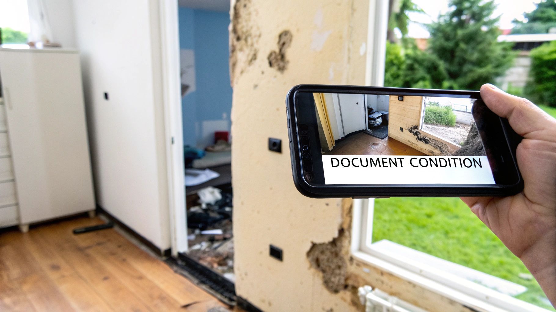 Document Apartment Condition with Photos/Video