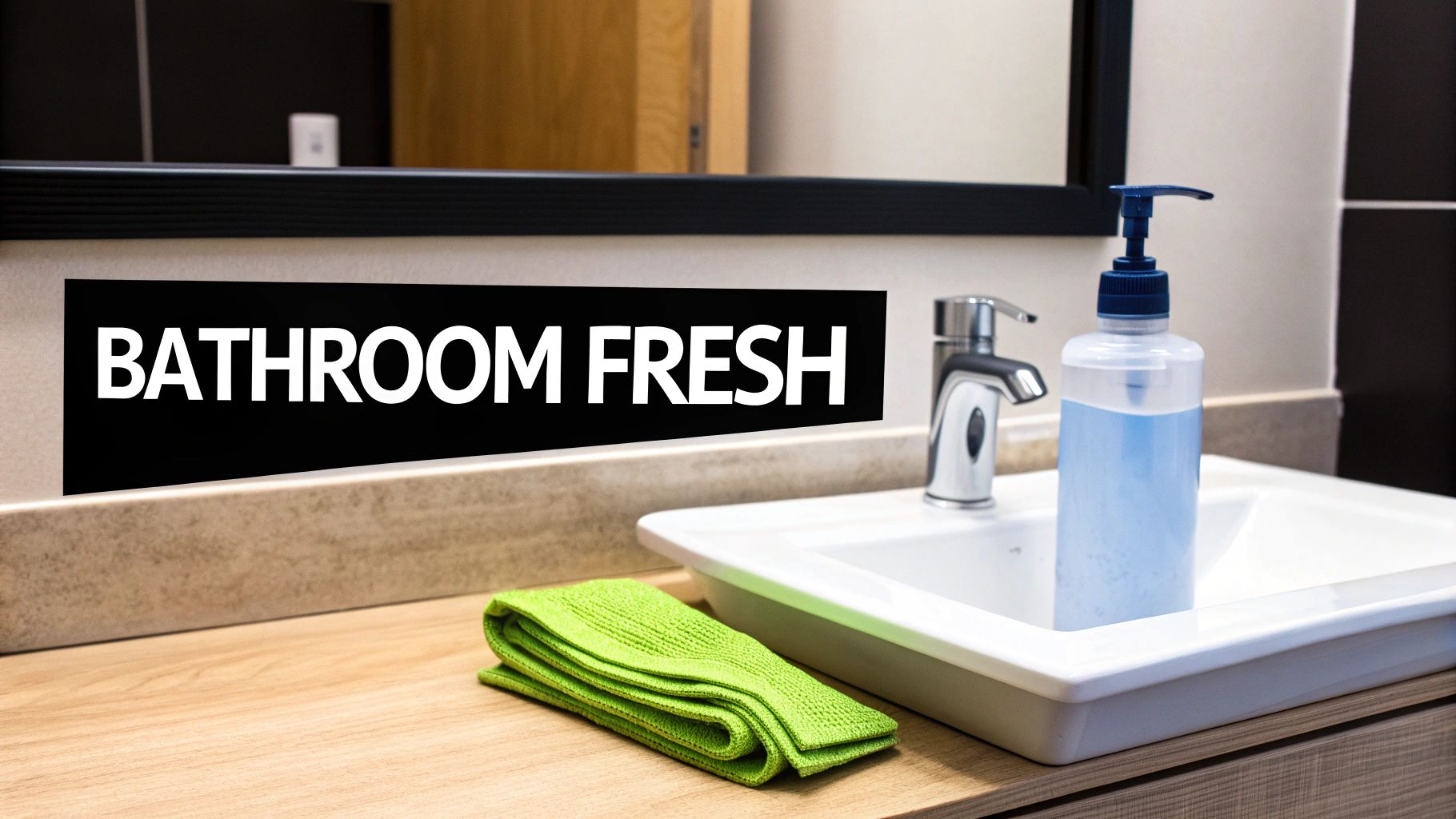 Bathroom Disinfection and Restocking