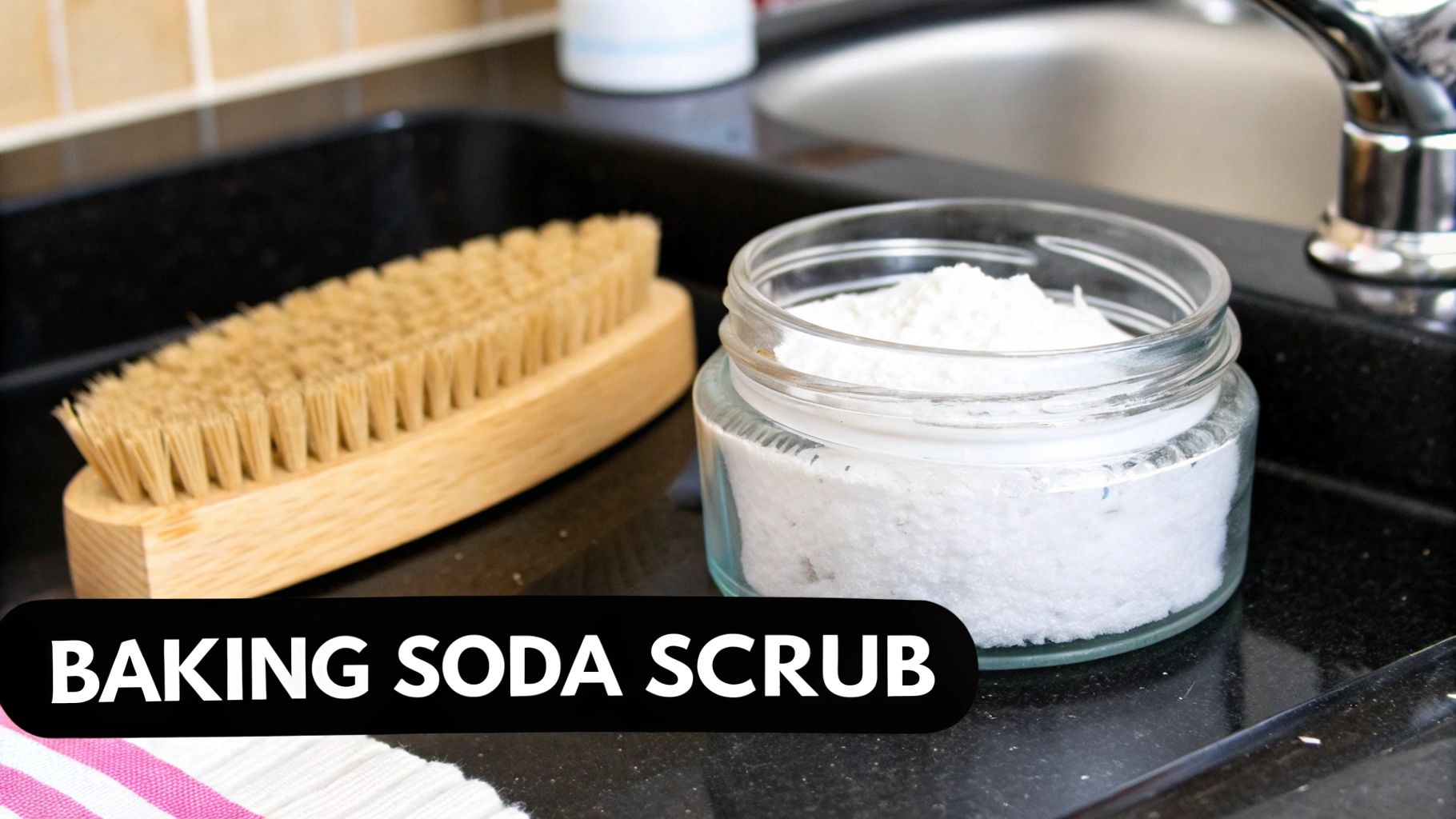 Baking Soda Paste Scrub