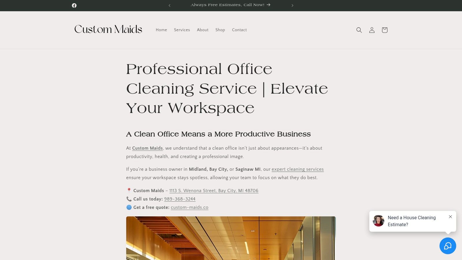 Professional Office Cleaning Service | Elevate Your Workspace