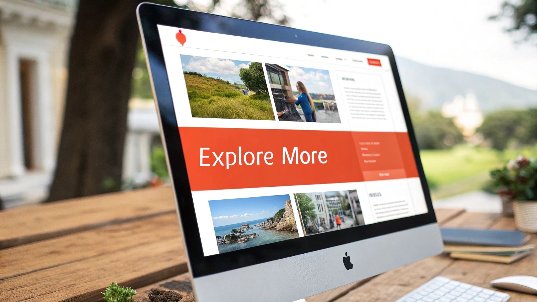 Illustration showing a website being personalized for different user profiles