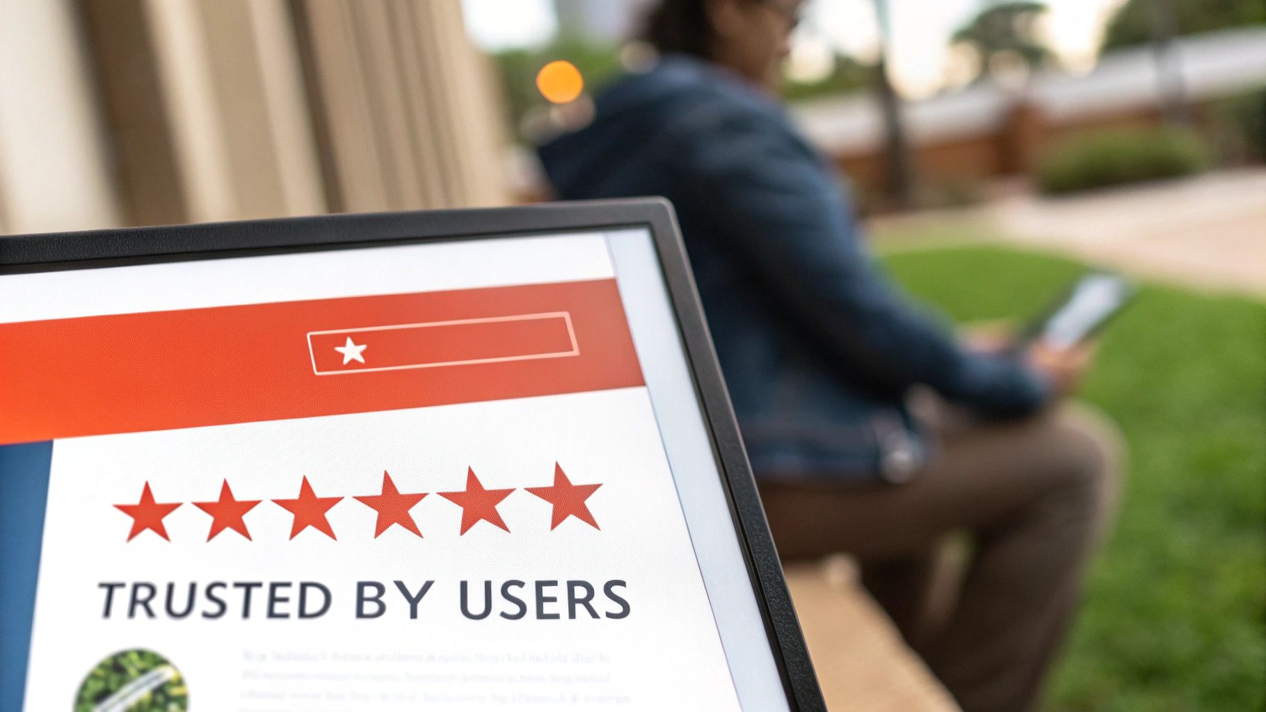 A website showcasing customer reviews and testimonials to build trust and increase conversions