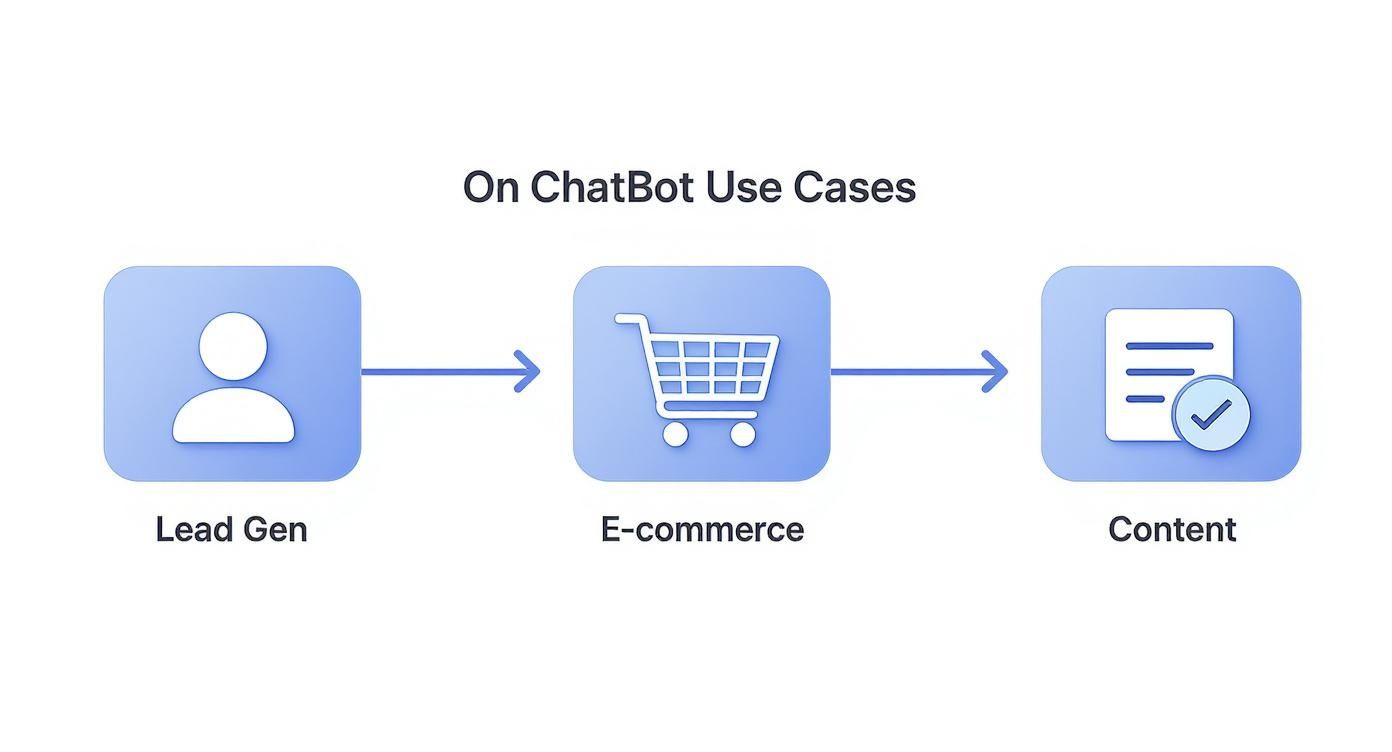 Infographic about chatbots for marketing