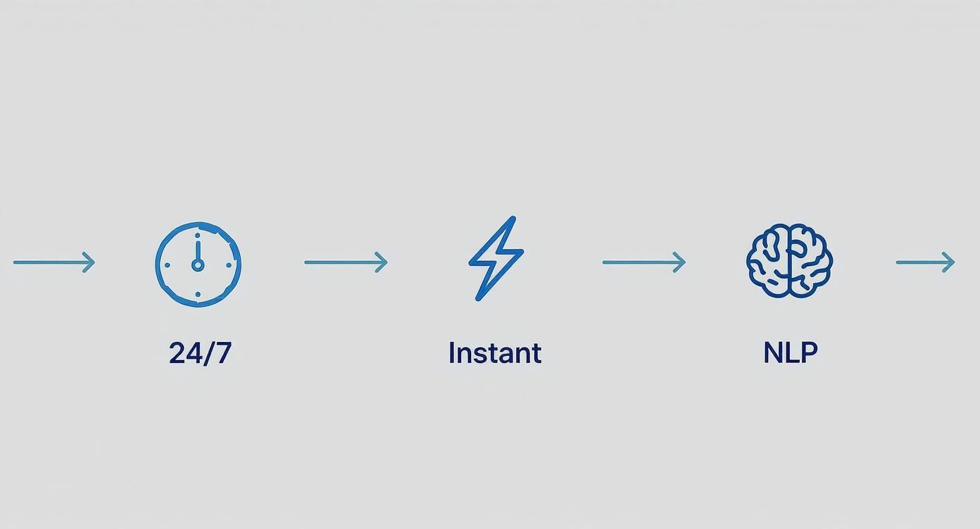 Infographic about customer support chatbot