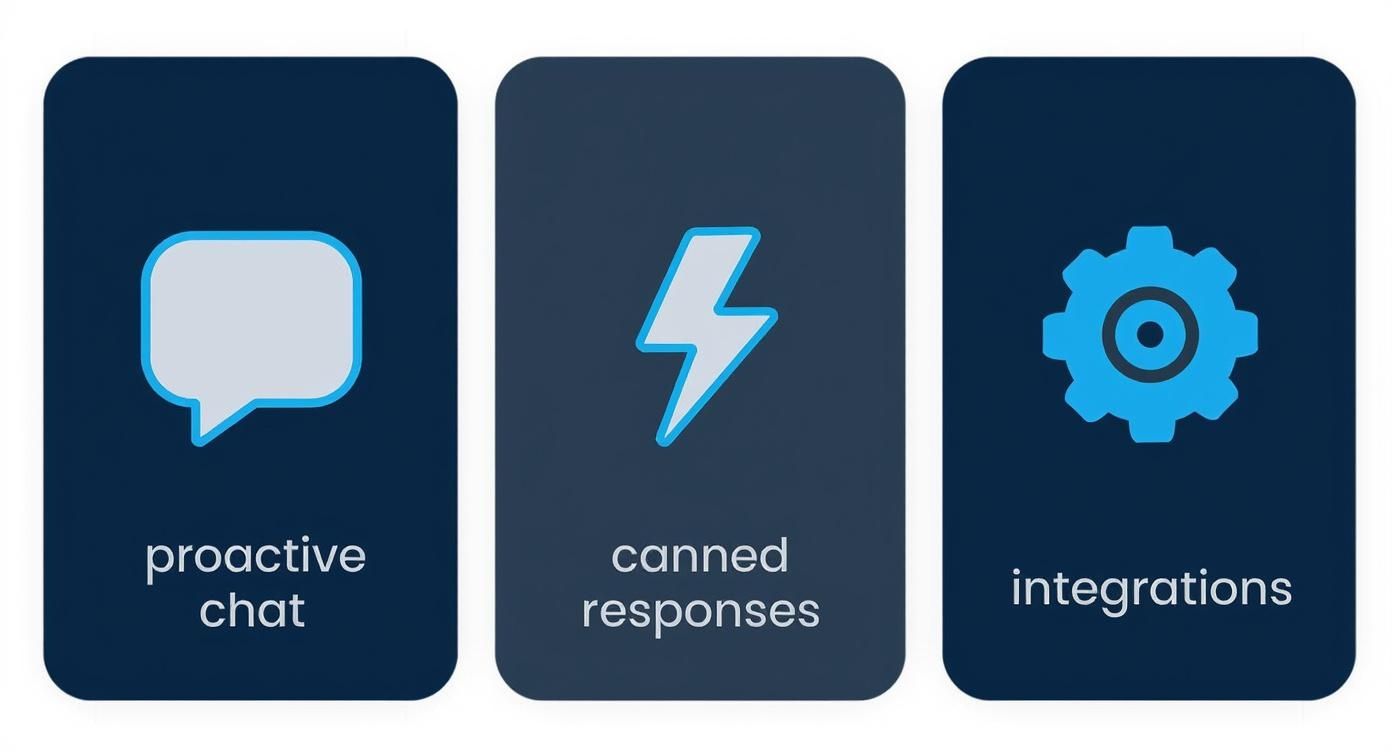 Infographic about best live chat software for small business
