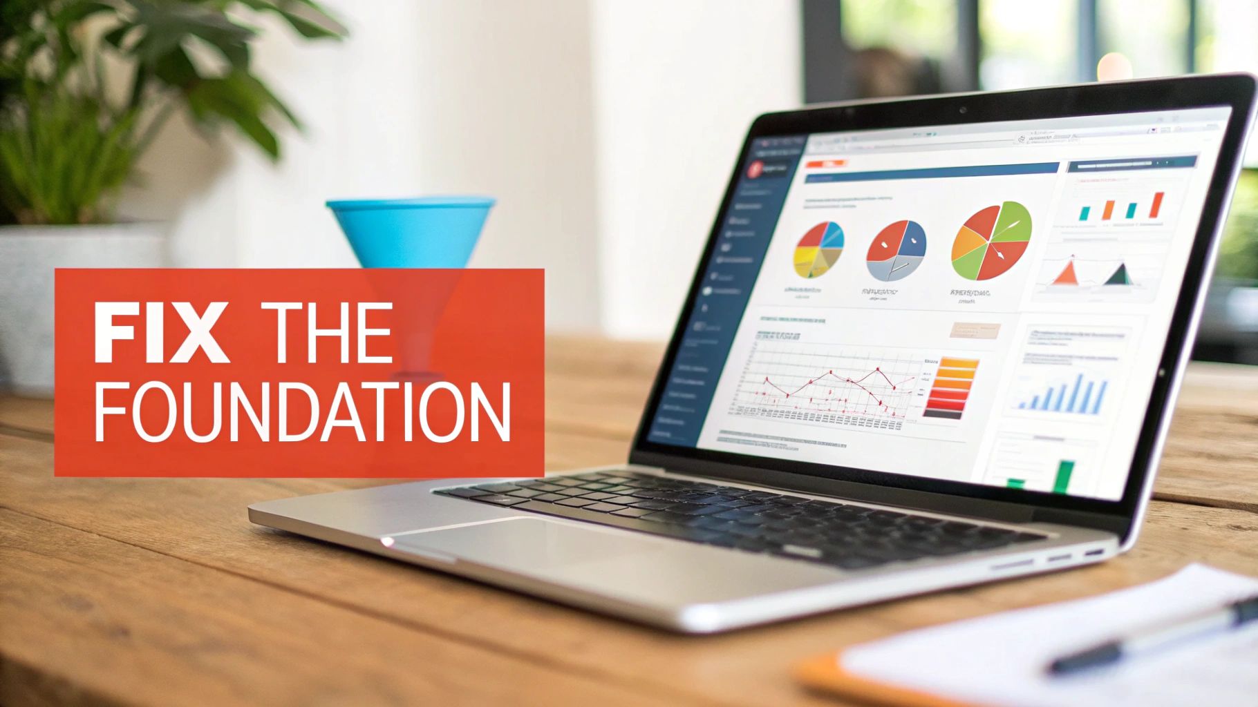 A designer analyzing a website's user interface to find conversion issues