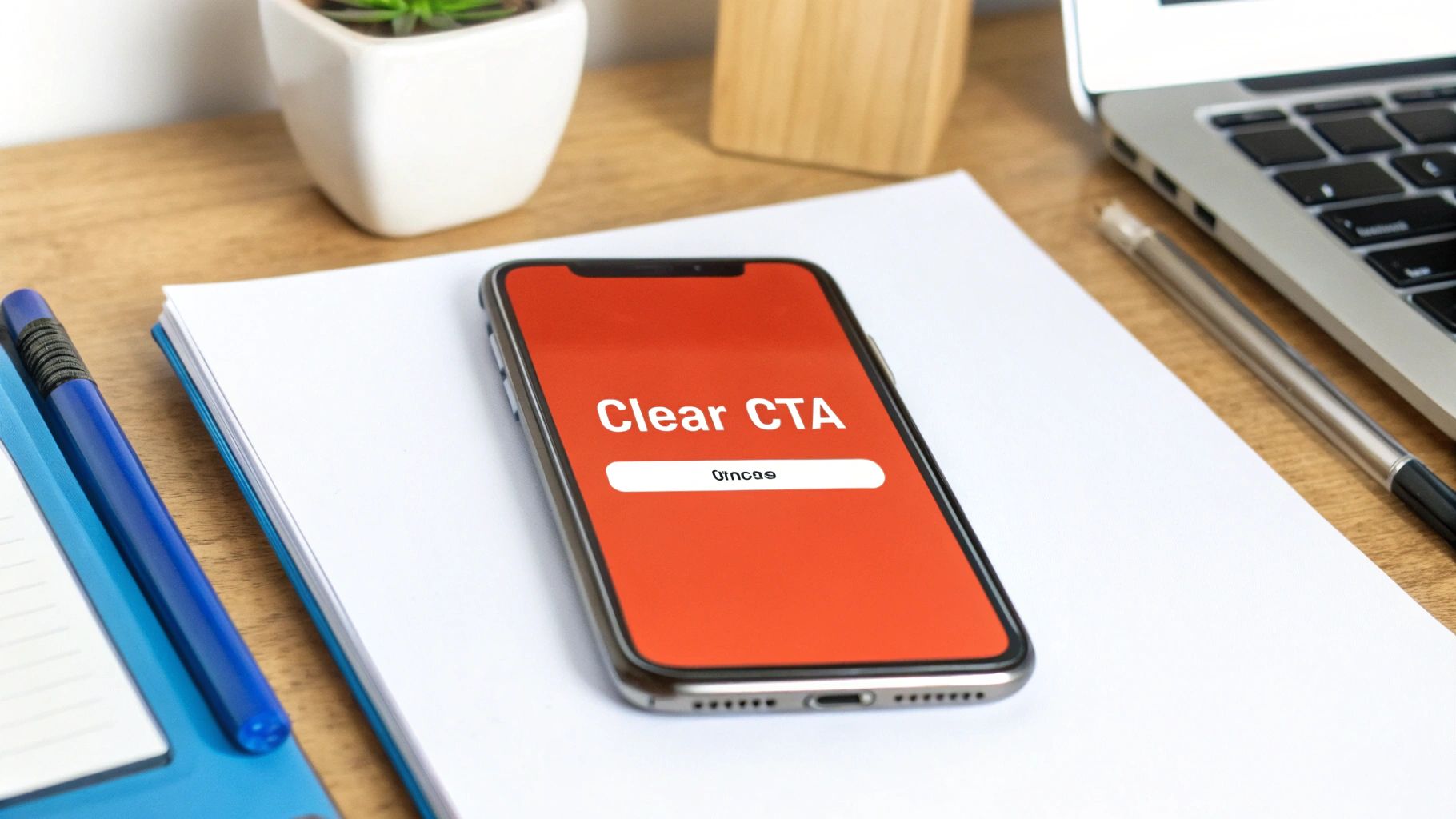 A person's hand interacting with a floating digital interface showing charts and user experience icons, symbolizing UX optimization.