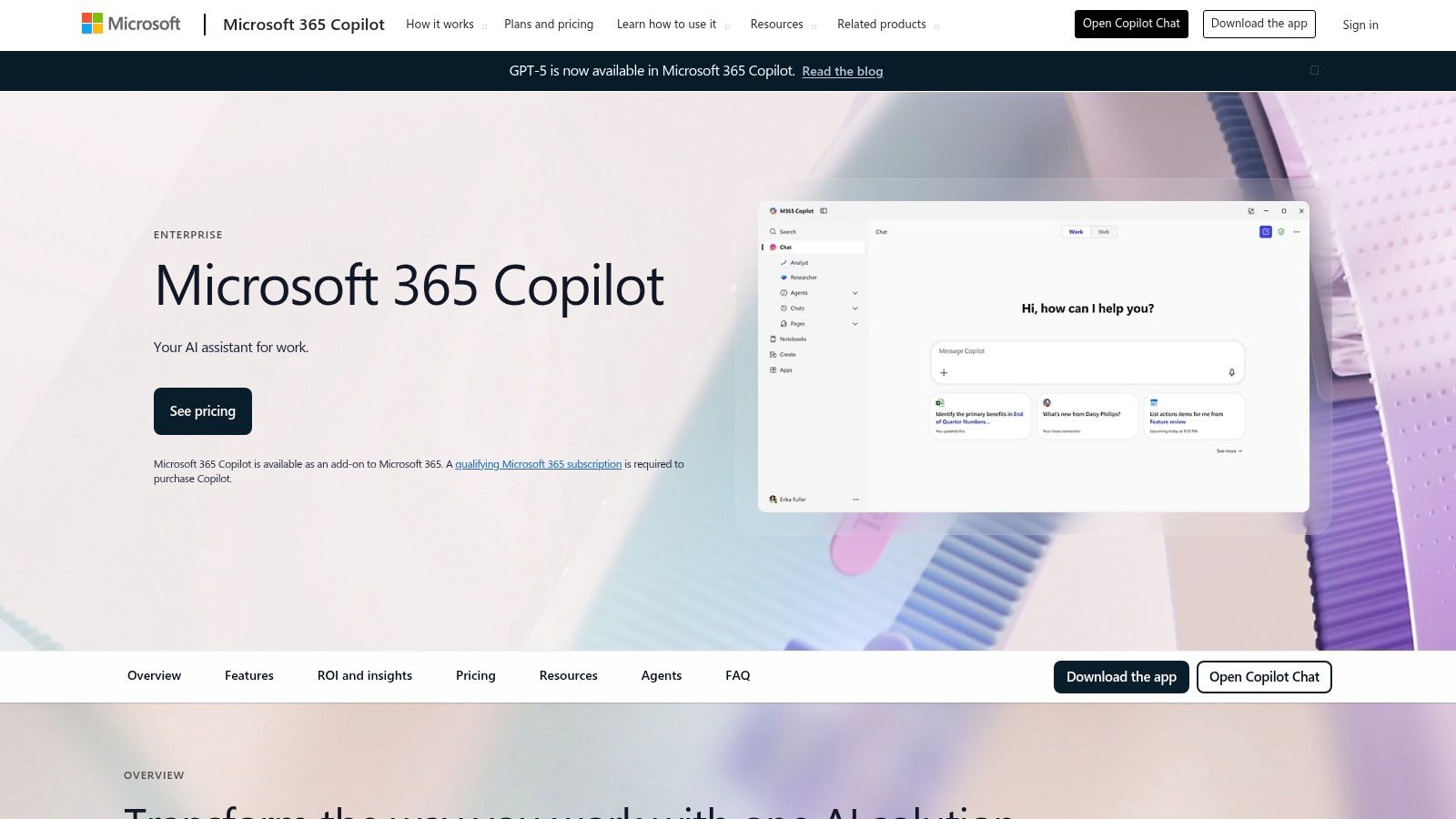Microsoft 365 Copilot for Sales