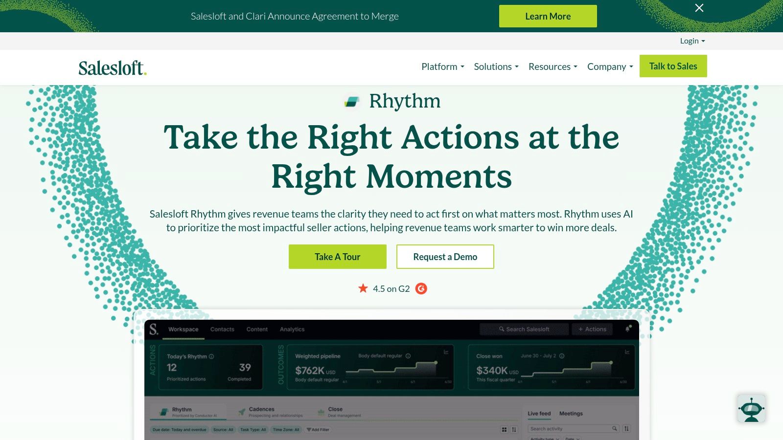 Salesloft (Rhythm and AI Agents)