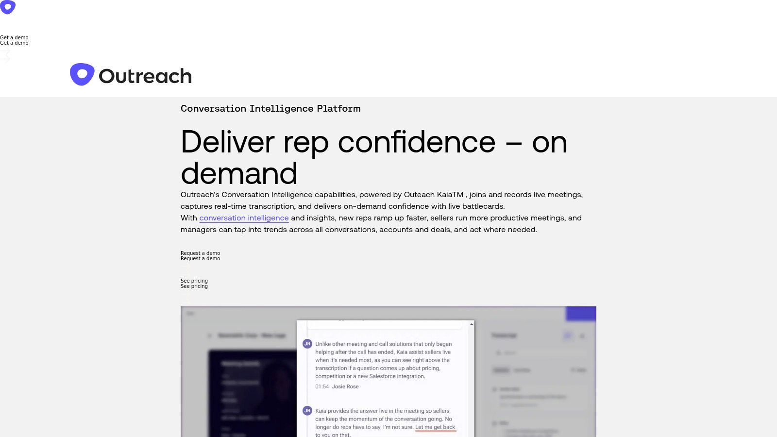 Outreach (Kaia and AI Prospecting Agent)