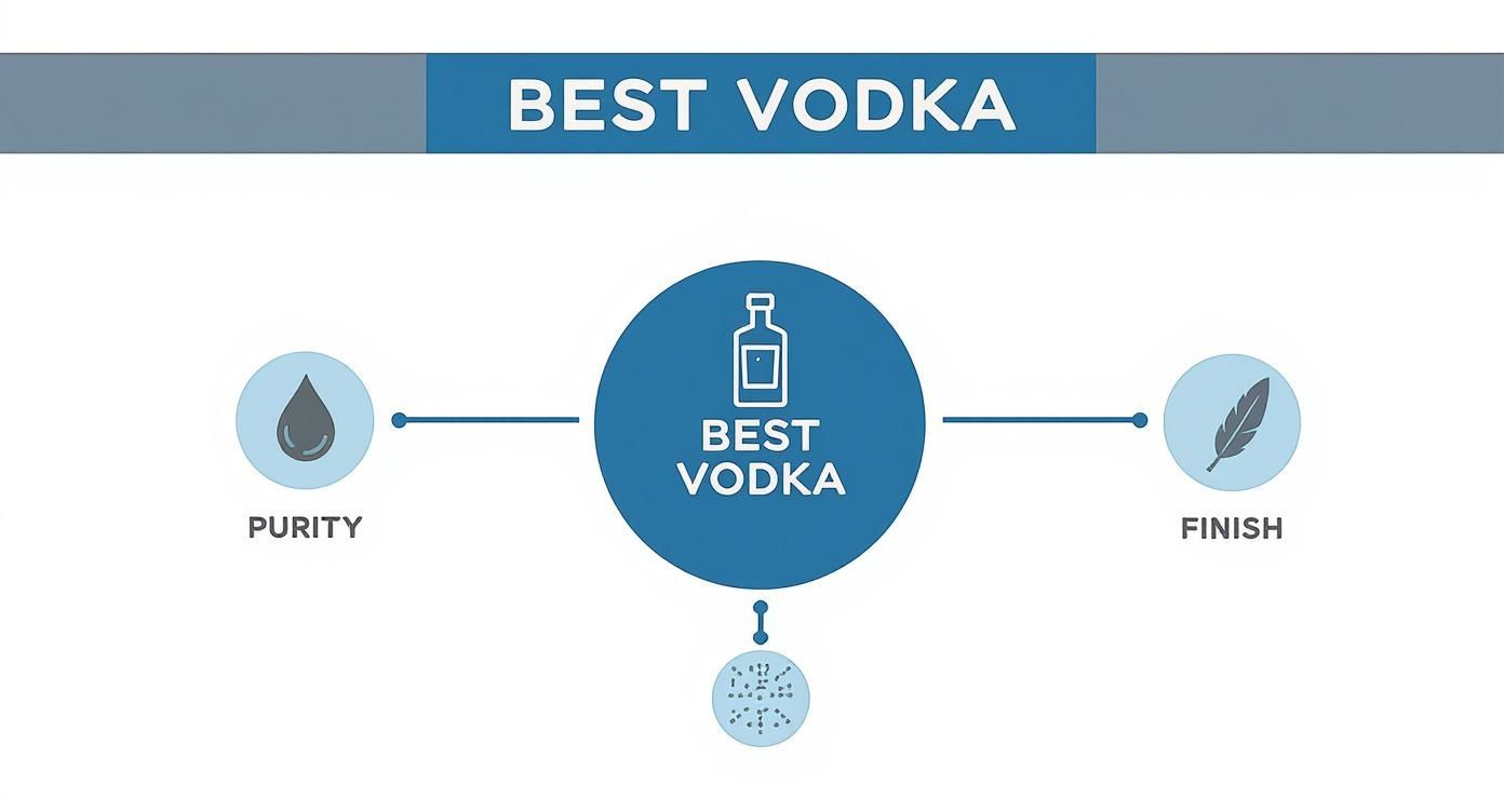 Infographic about best vodka