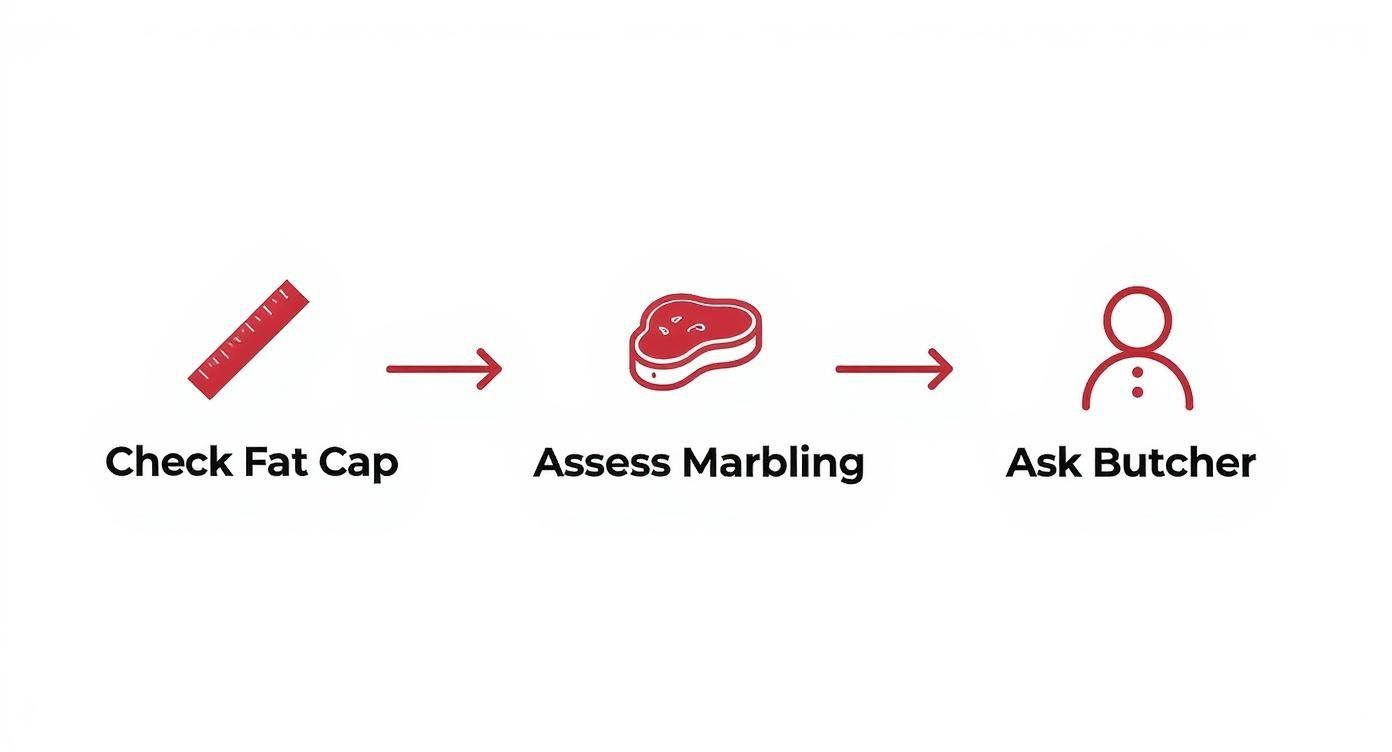 Infographic about picanha steak