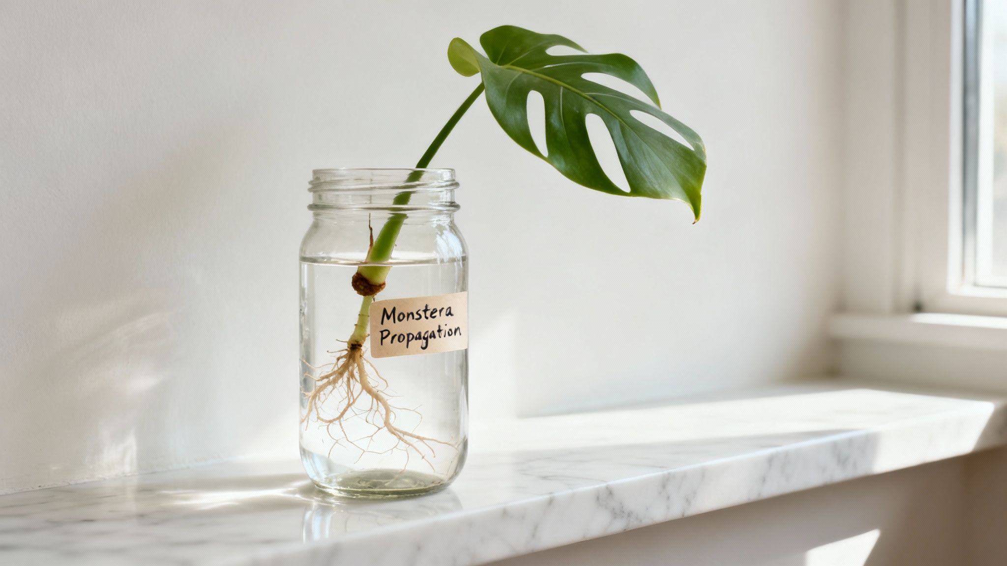 Monstera propagation