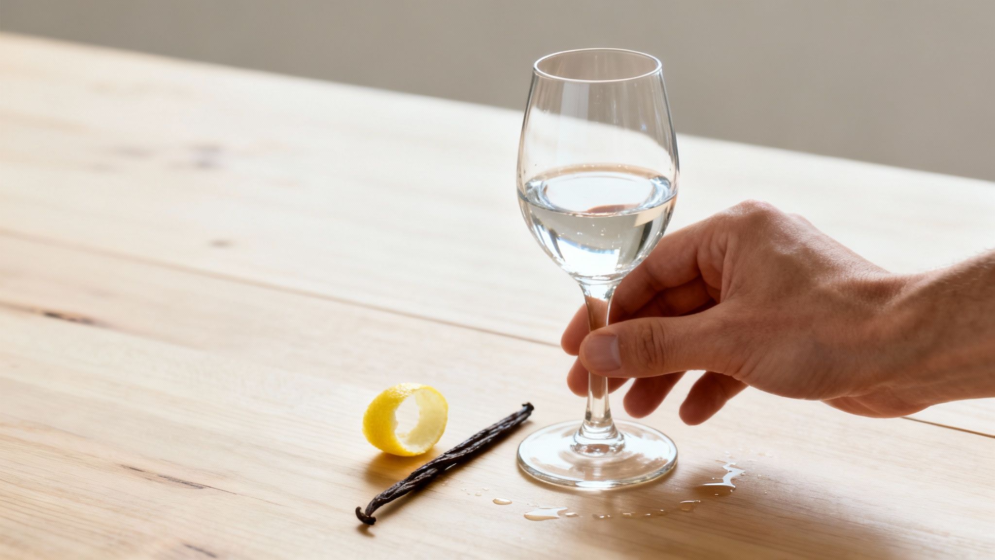 People tasting vodka from small glasses