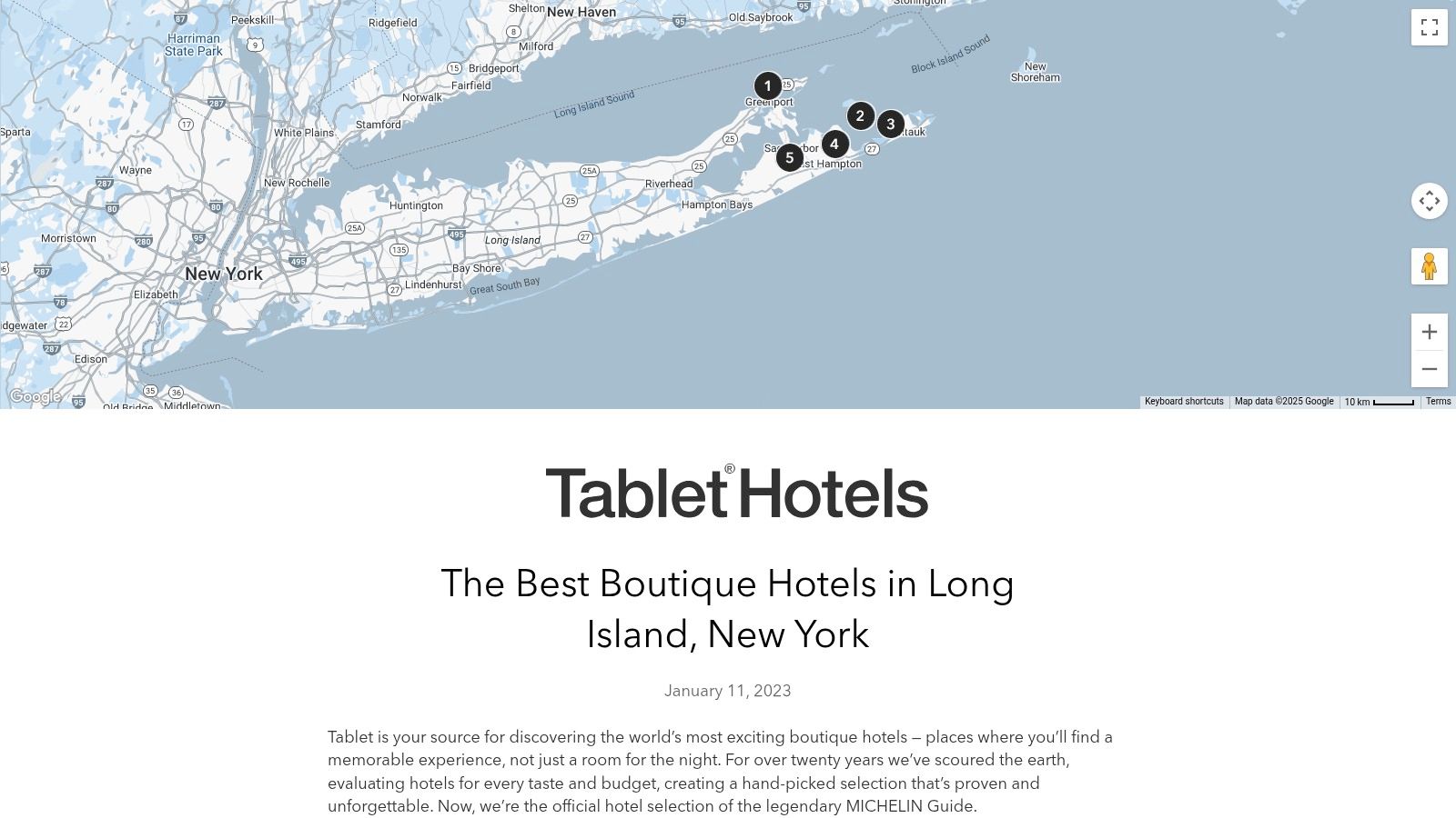 Tablet Hotels (by Michelin Guide)