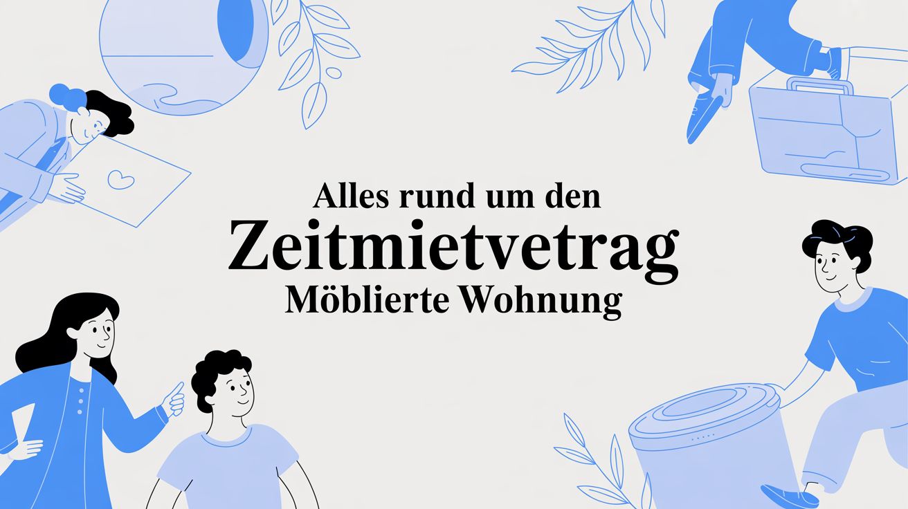 Alles Wichtige zum Zeitmietvertrag für eine möblierte Wohnung