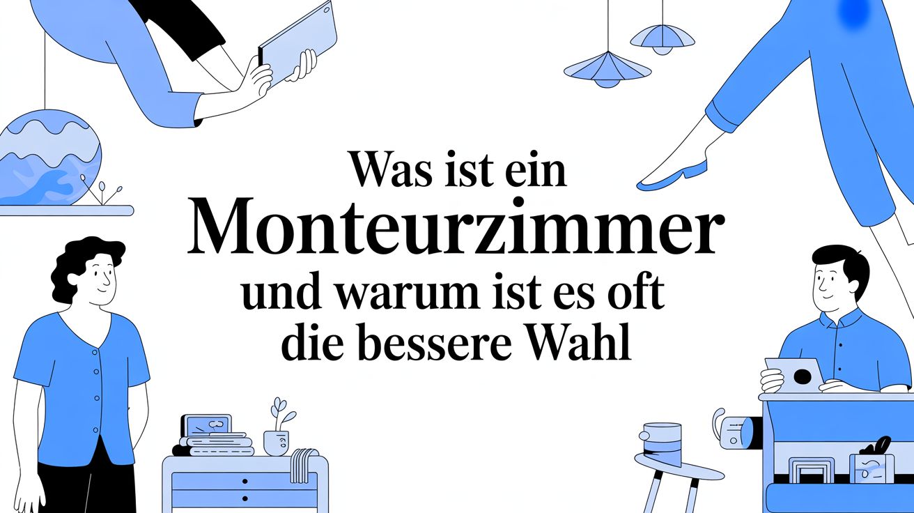 Was ist ein Monteurzimmer und warum ist es oft die bessere Wahl