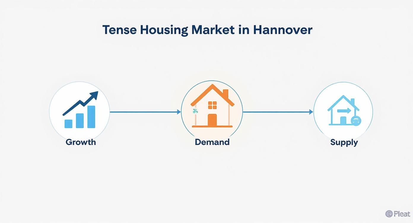 Infographic about wohnungen auf zeit hannover