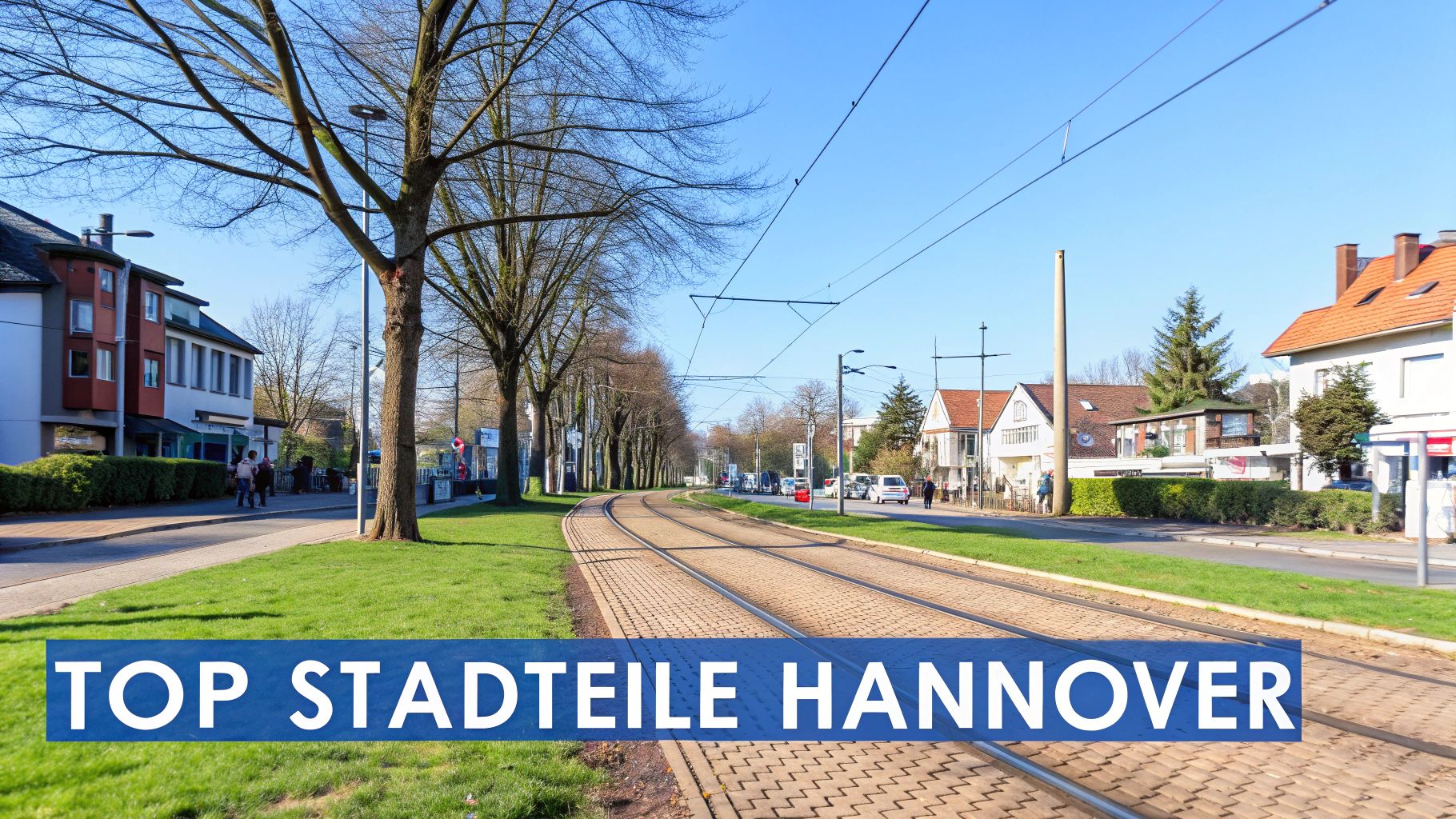 Karte von Hannover mit markierten Stadtteilen