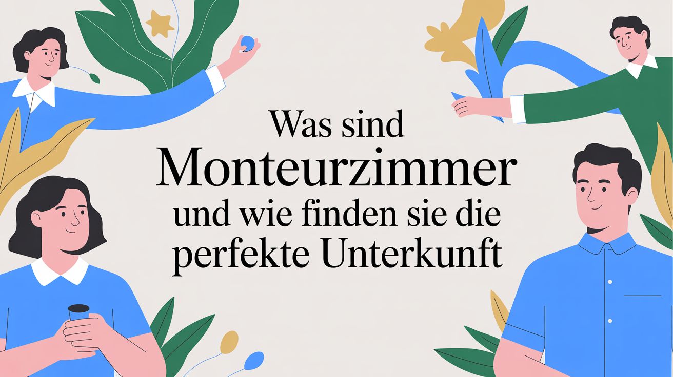 Was sind Monteurzimmer und wie finden Sie die perfekte Unterkunft?