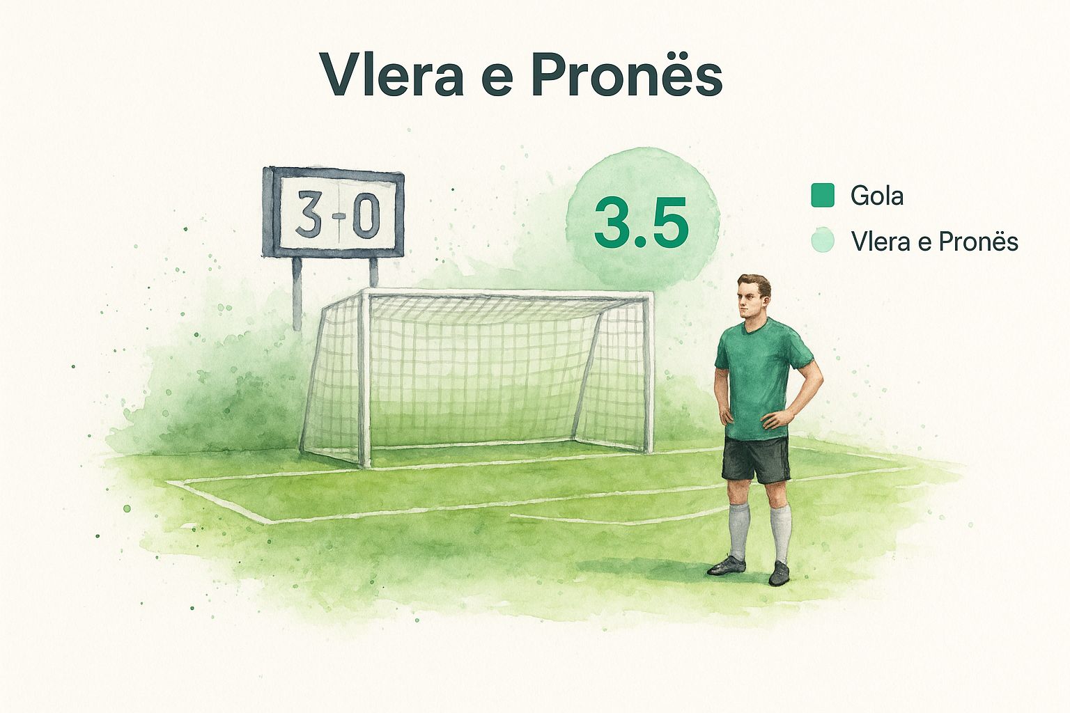 Less than 3.5 goals? Winning strategy and information 1 Image