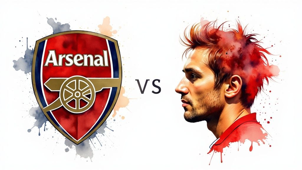 Стратегии за спортни залози | Как да правите точни прогнози 2 Историческа черно-бяла снимка на футболен мач между два съперничещи си отбора