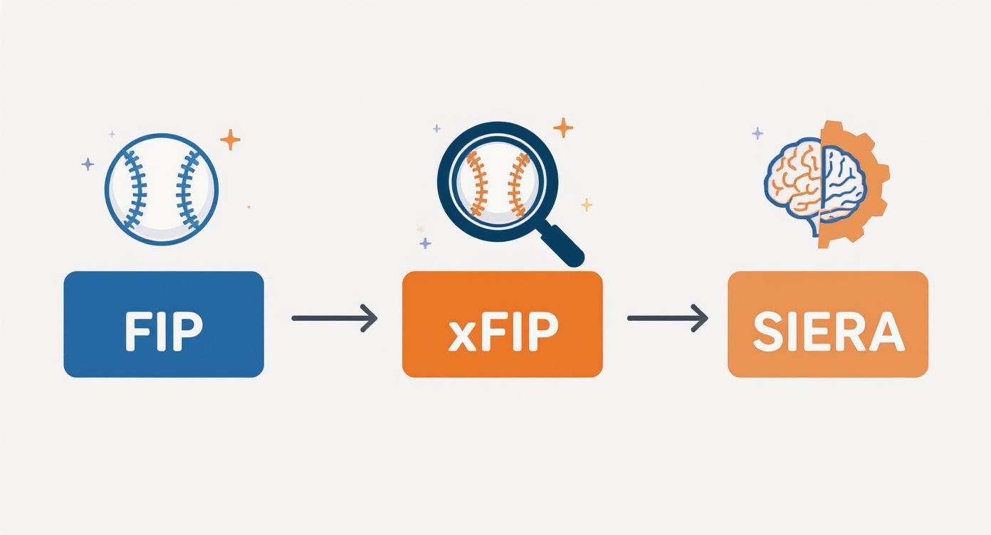 Βελτιώστε τα αθλητικά σας στοιχήματα με το "Fielding Independent Pitching" 2 Πληροφοριακό γράφημα σχετικά με την ανεξάρτητη ρίψη γηπέδων