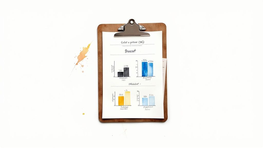 スポーツベッティング戦略と心理学の完全ガイド 2 白い背景に水染みのある、手書きのメモと図が書かれたボード。