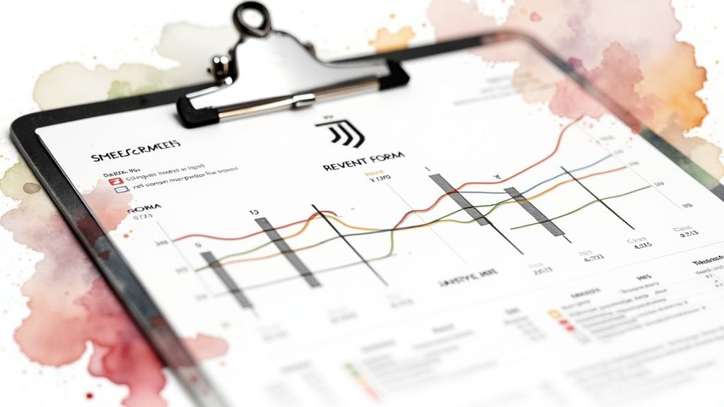 Спортни залози - Как да анализирате и да вземате решения като експерт 2 Клипборд с таблица с представянето, с логото на Ювентус и препратки към Рома, на абстрактен фон.