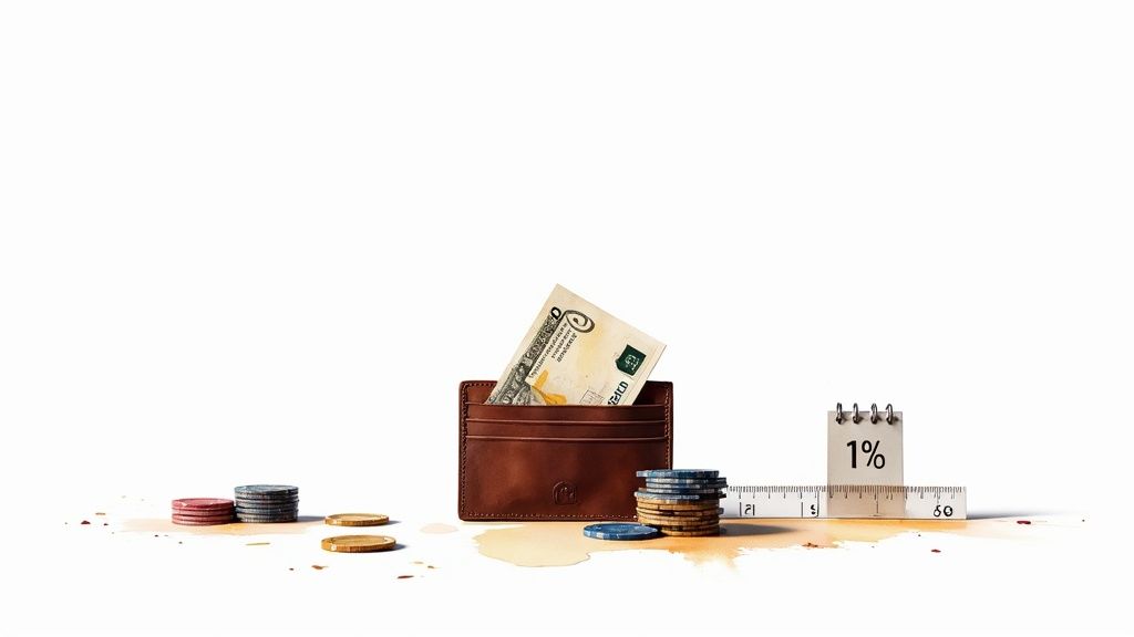 How Round Robin Bet Strategy Works: A Complete Guide 3 Coins and banknotes scattered, symbolizing money management in betting