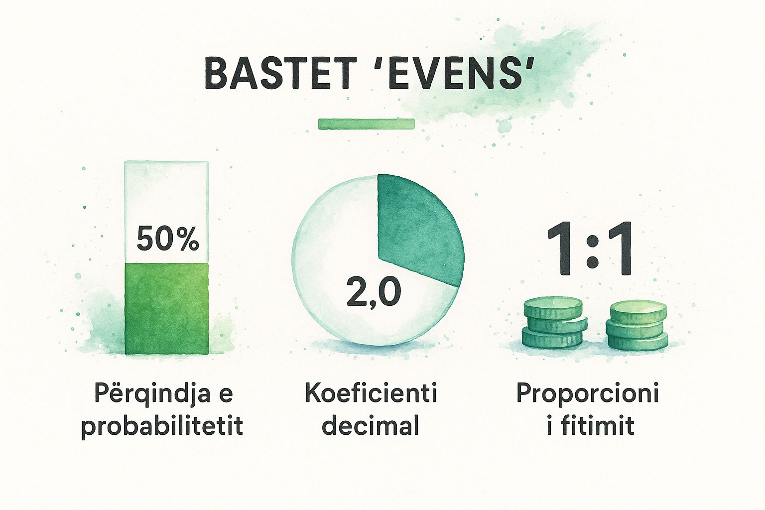Apa arti "Evens" dalam Taruhan? Panduan Lengkap 1 Gambar