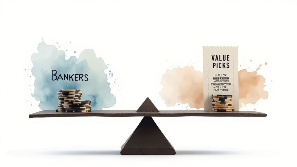 How Round Robin Bet Strategy Works: A Complete Guide 2 A person holding a mobile phone displaying sports betting options