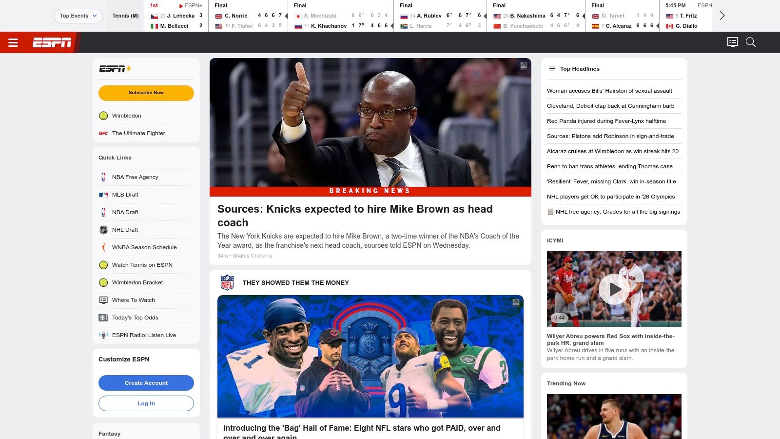 11 Best Platforms for Live Football Scores in 2025 9 ESPN.com