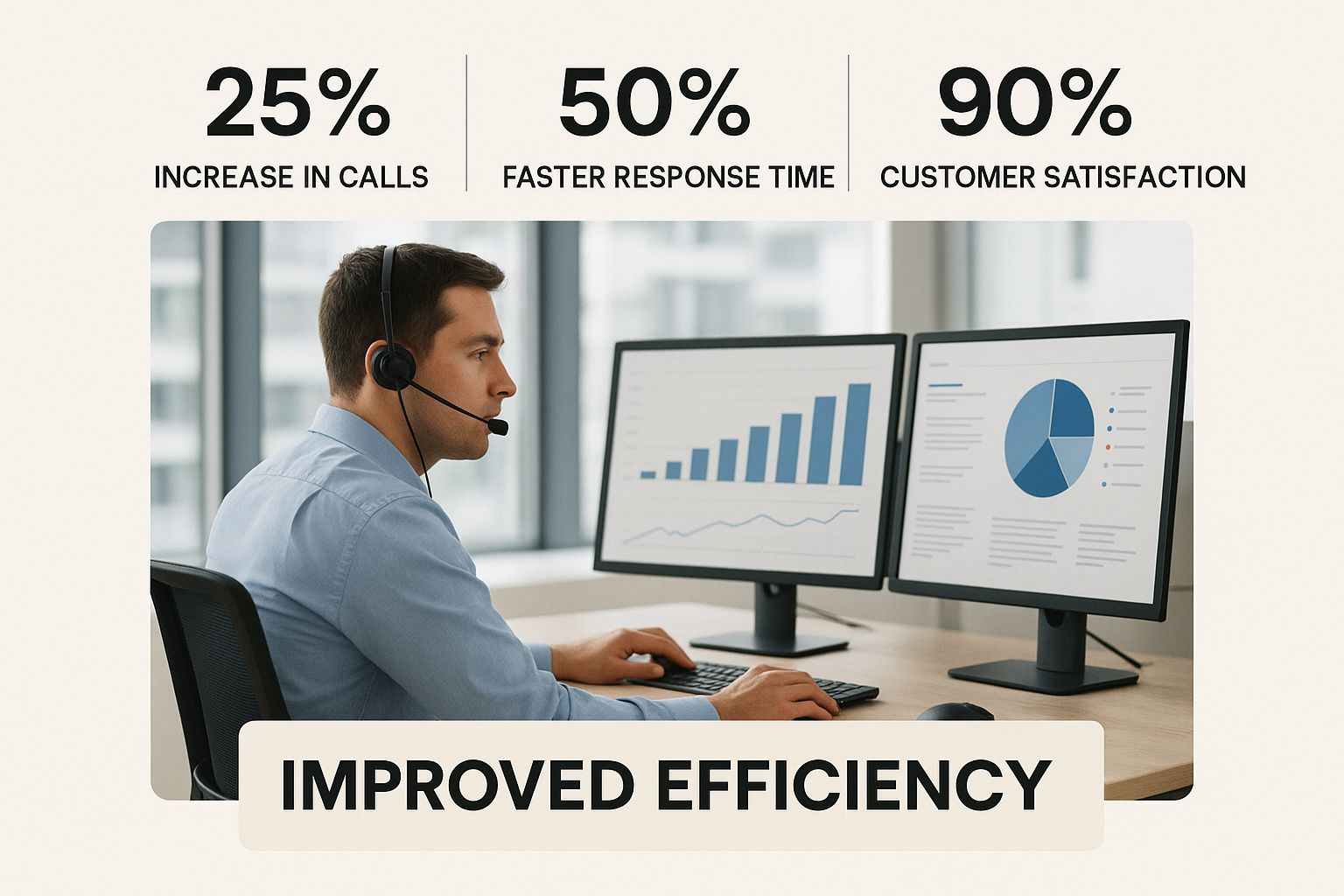 Infographic about call center automation solutions