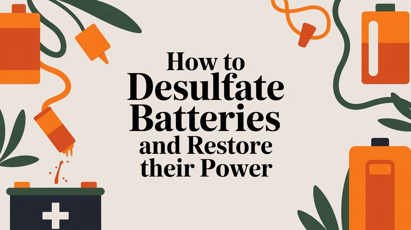How to Desulfate Batteries and Restore Their Power