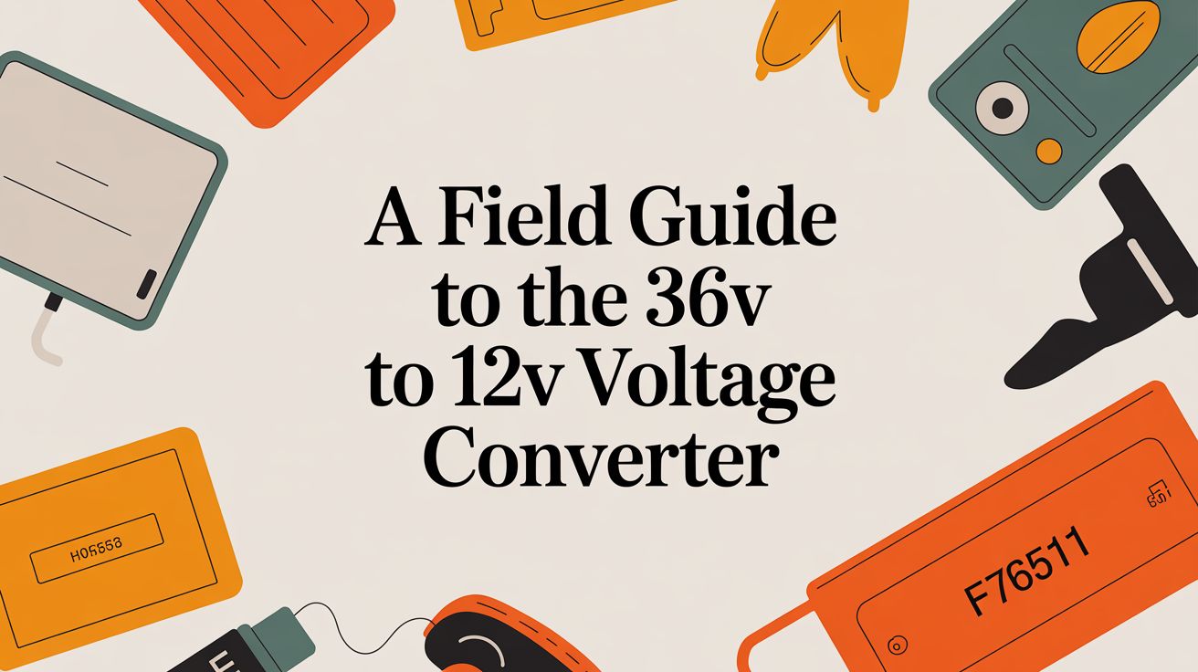 A Field Guide to the 36v to 12v Voltage Converter