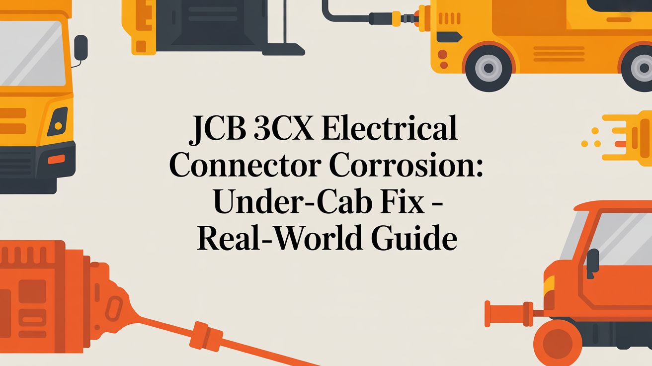 JCB 3CX Electrical Connector Corrosion: Under-Cab Fix – A Real-World Guide