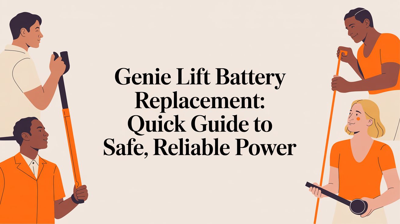 Genie Lift Battery Replacement: Quick Guide to Safe, Reliable Power