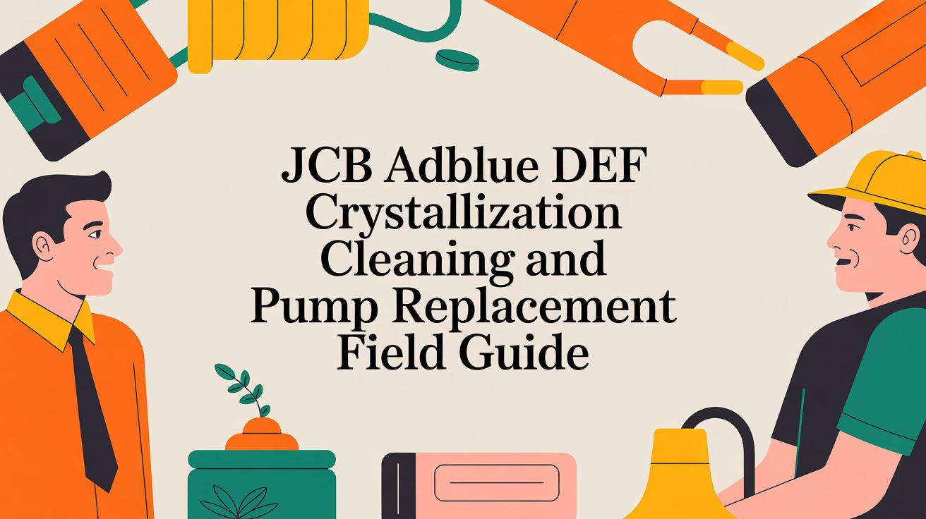 JCB AdBlue DEF Crystallization Cleaning and Pump Replacement Field Guide
