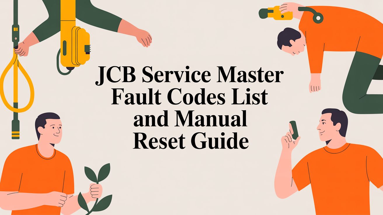 JCB Service Master Fault Codes List and Manual Reset Guide