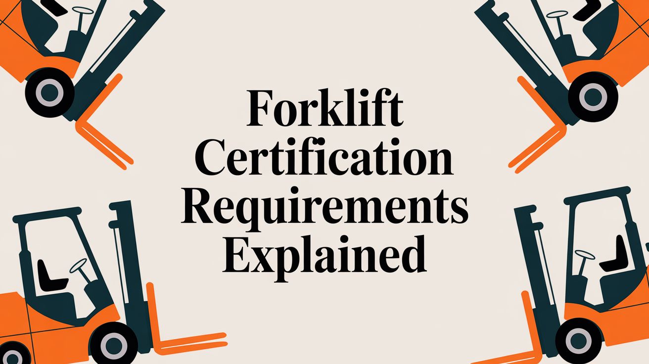 Forklift Certification Requirements Explained